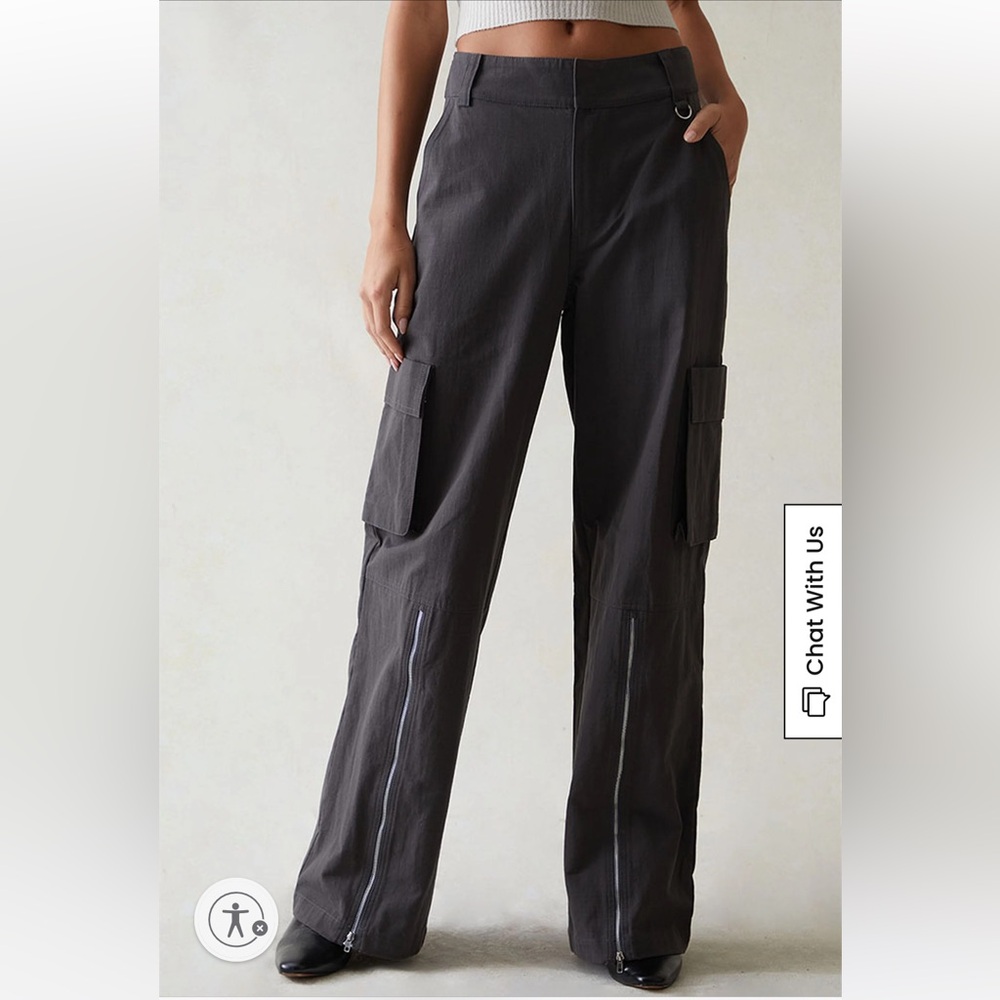 PacSun Zip Cargo Pants Small Gray